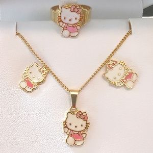 Cracco Hello Kitty 4 piece jewelry set.